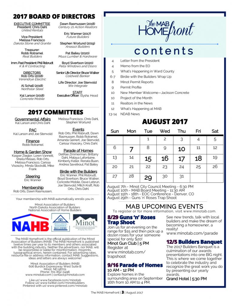 Mab August Newsletter Zoom 4 Minot Association Of Builders